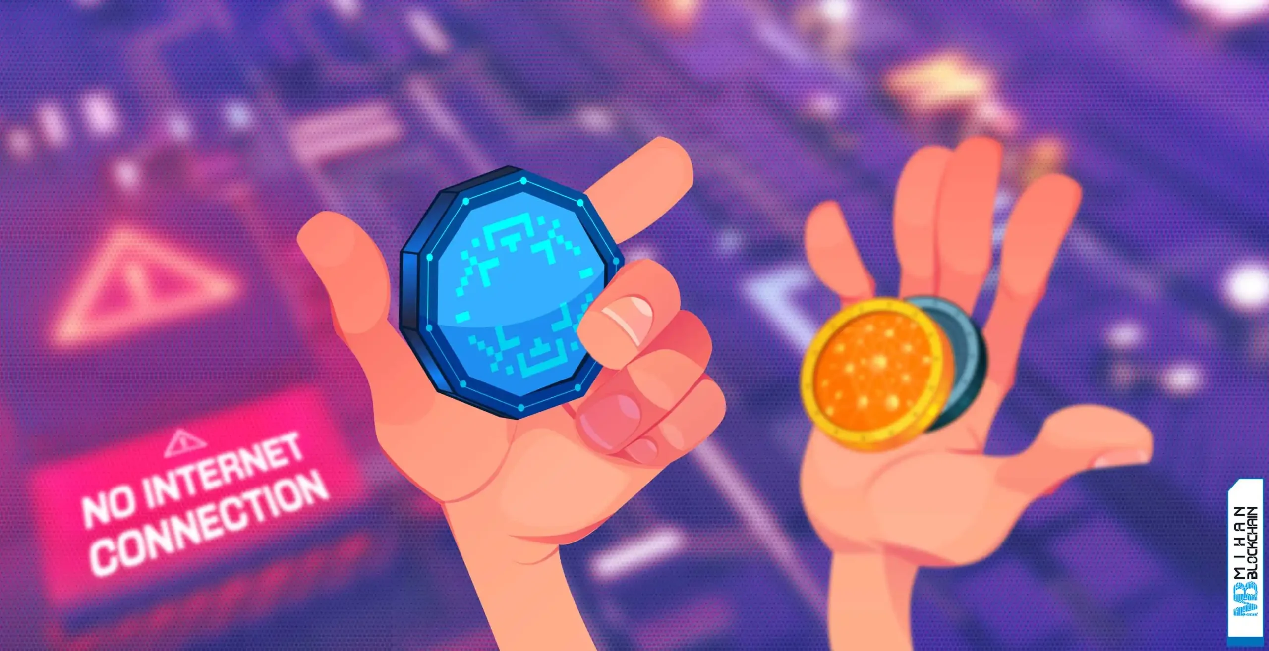 دسترسی به ارزهای دیجیتال در زمان ملی شدن و قطعی اینترنت