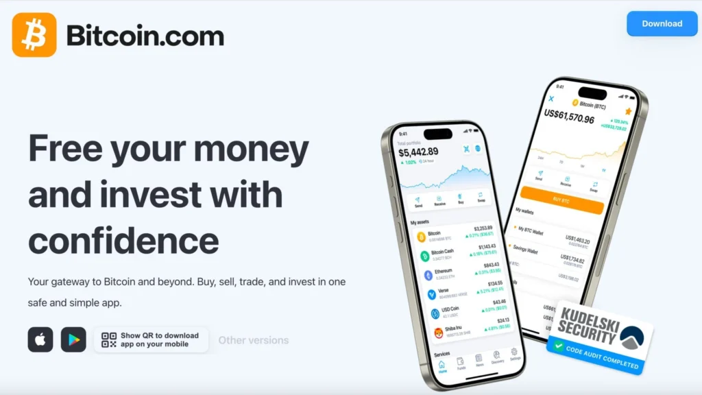 کیف پول Bitcoin.com کیف پول Bitcoin.com