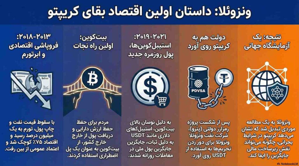 ونزوئلا چگونه ناخواسته کریپتویی شد