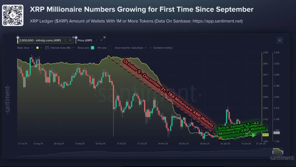 تعداد کیف پولهای میلیونری ریپل در فاصله ماههای اکتبر تا دسامبر ۷۸۴ مورد کاهش یافت تعداد کیف پولهای میلیونری ریپل در فاصله ماههای اکتبر تا دسامبر ۷۸۴ مورد کاهش یافت