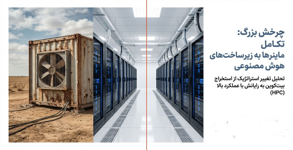 چرخش شرکتهای ماینینگ بیت کوین به سمت AI و HPC؛ تغییر مسیر یا آغاز یک عصر جدید؟