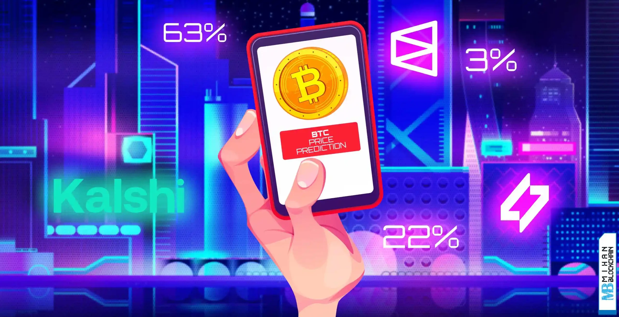 بیت کوین در میریاد پالی مارکت و کالشی