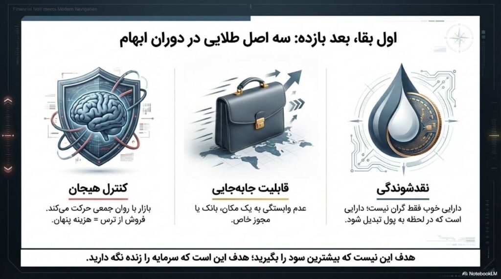 سه اصل مهم دارایی های دیجیتال