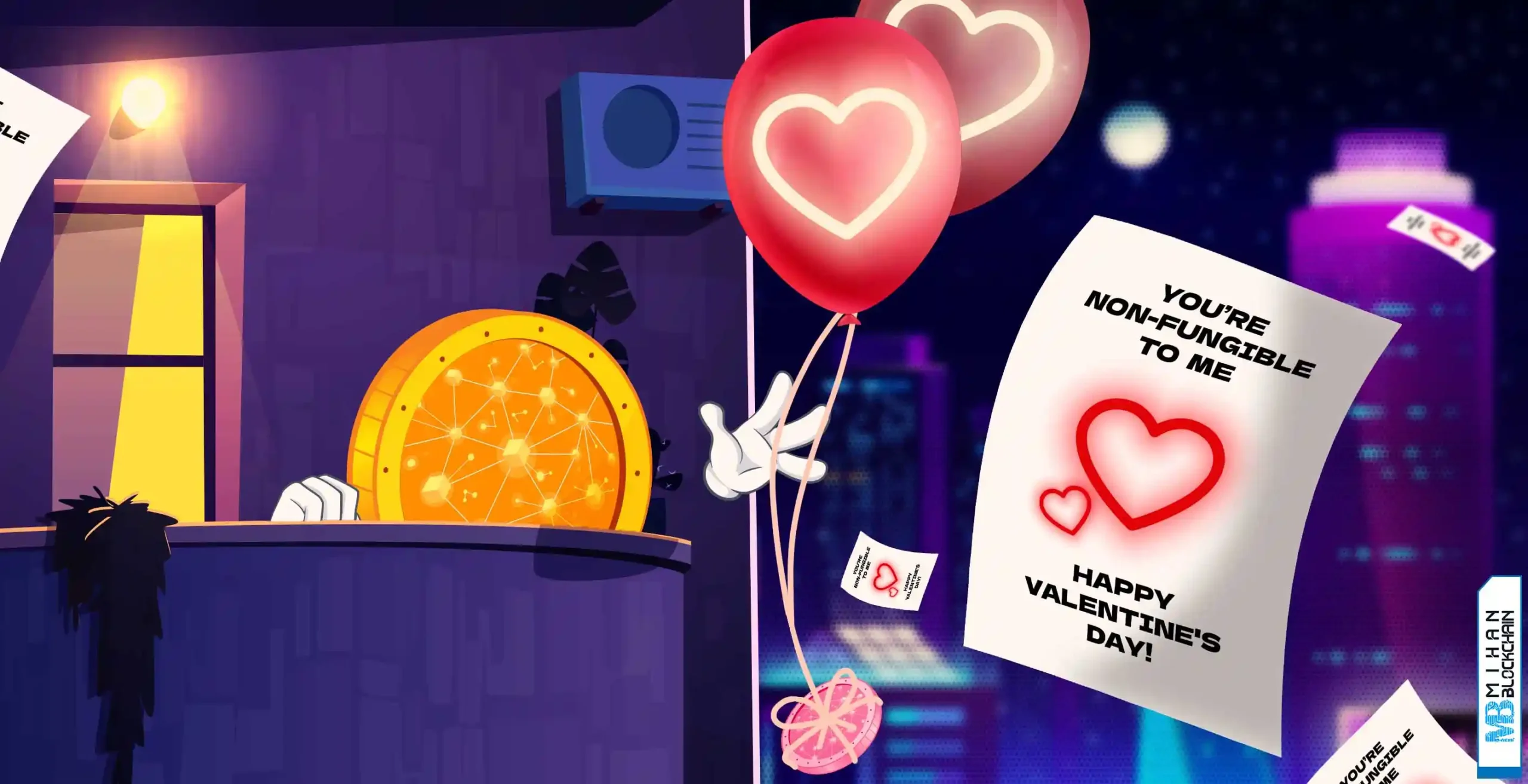 عجیبترین و بامزهترین هدیههای کریپتویی ولنتاین | از NFT نامزدی تا پیام عاشقانه روی بلاکچین