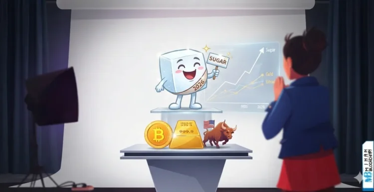 عملکرد بهتر شکر نسبت به طلا و بیت کوین