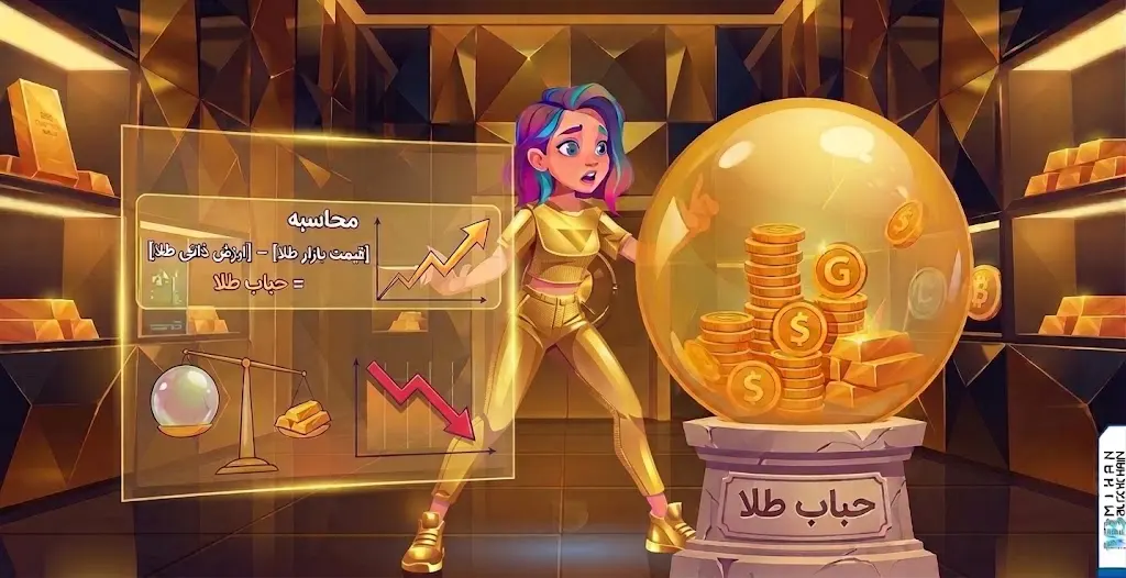 حباب طلا چیست؟ نحوه محاسبه حباب طلا و تفسیر آن